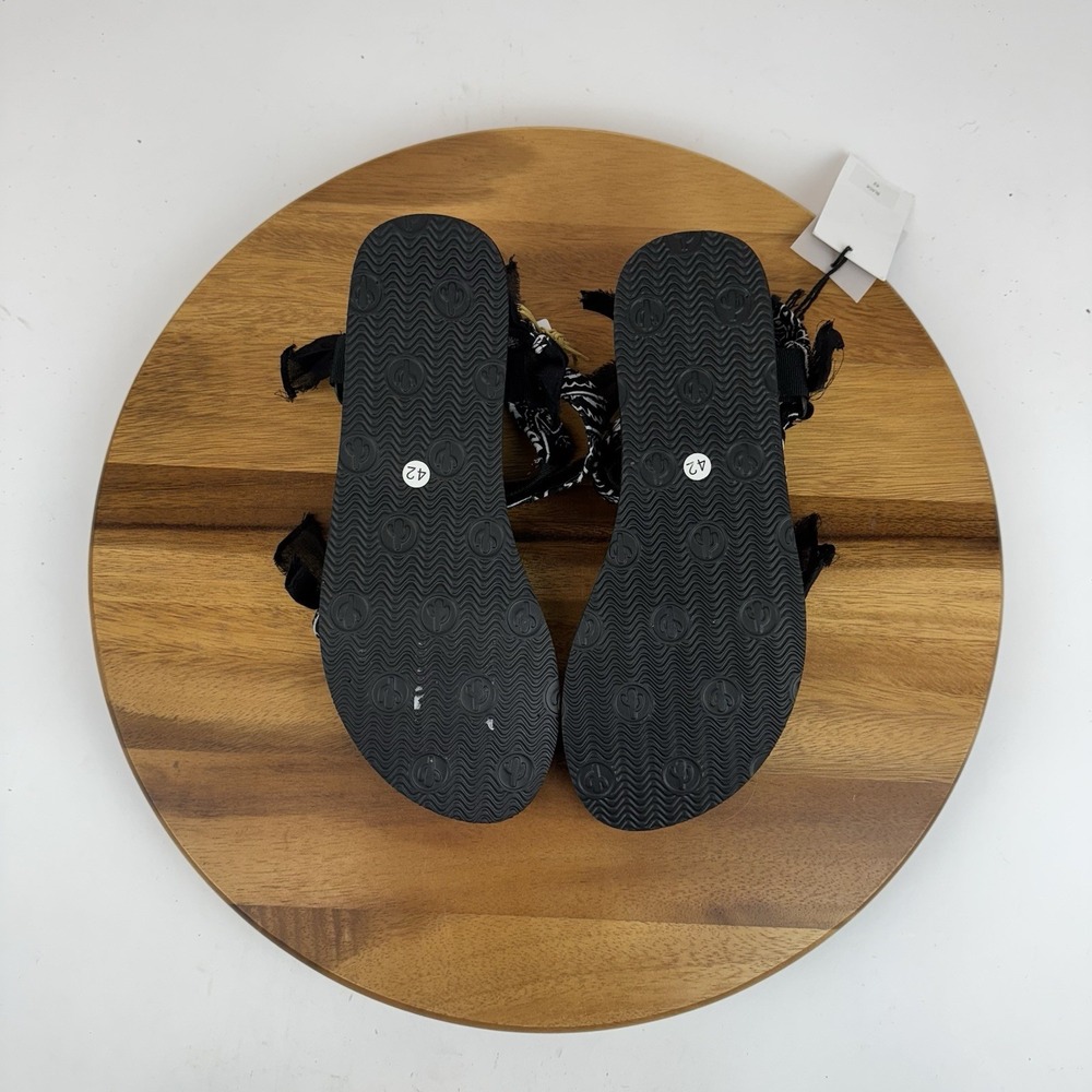 New Womens Arizona Love Trekky Bandana Black Sandals Shoes Size EU 42 / US 11 - Picture 7 of 8
